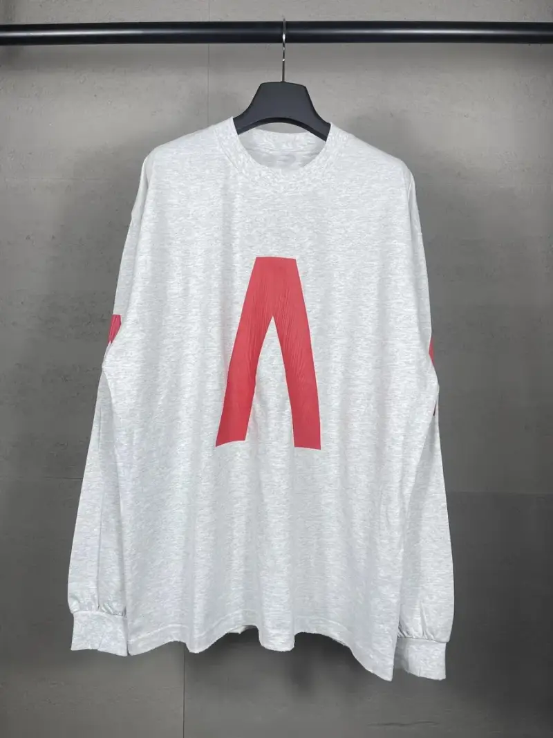 Balenciaga Archive Longsleeve Hoodie — Grey white colorway — Kakobuy Spreadsheet photo