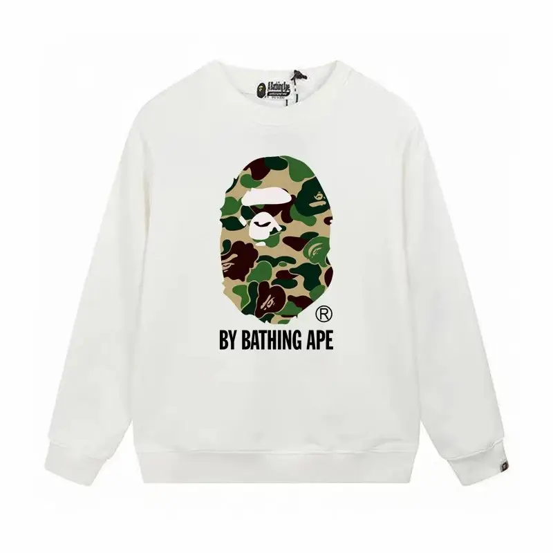 Bape Crewneck — W170 white green colorway — USFans Spreadsheet photo