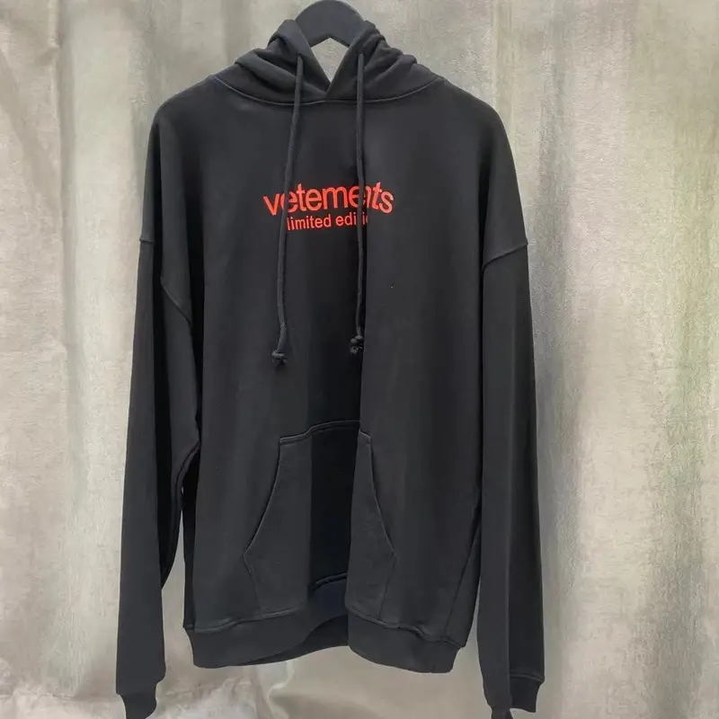 Good Vetements Hoodie — V126 Black colorway — Kakobuy Spreadsheet photo