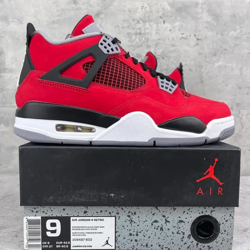 Jordan 4 Manila — Angry Bull 308497-603 colorway — USFans Spreadsheet photo