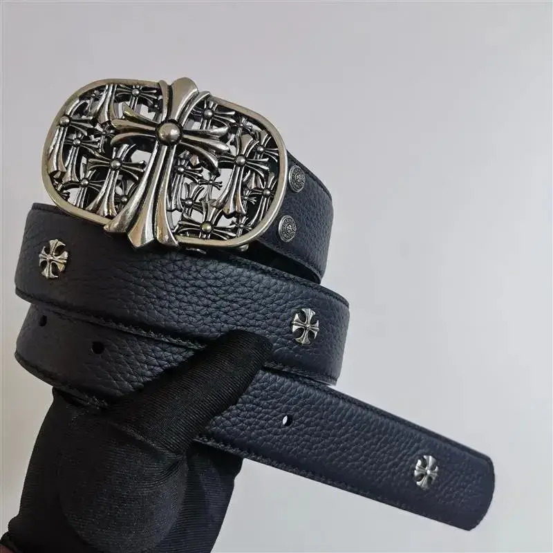 Chrome Hearts belt — Tombstone Cross Rivet (first layer cowhi colorway — USFans Spreadsheet photo