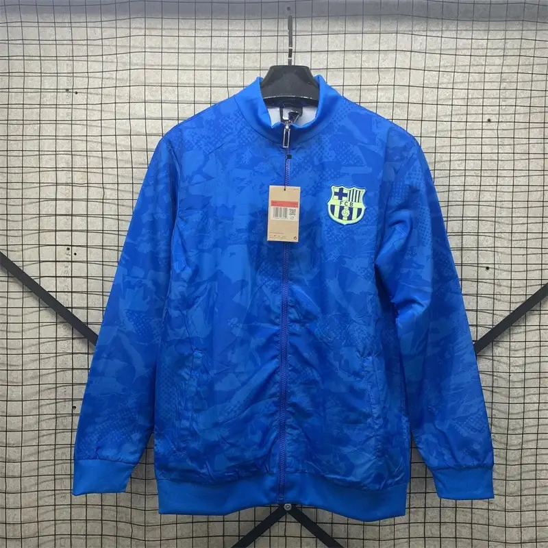 Vintage Jersey Hoodie Zip — New Barcelona embroidered single-sided t colorway — Kakobuy Spreadsheet photo