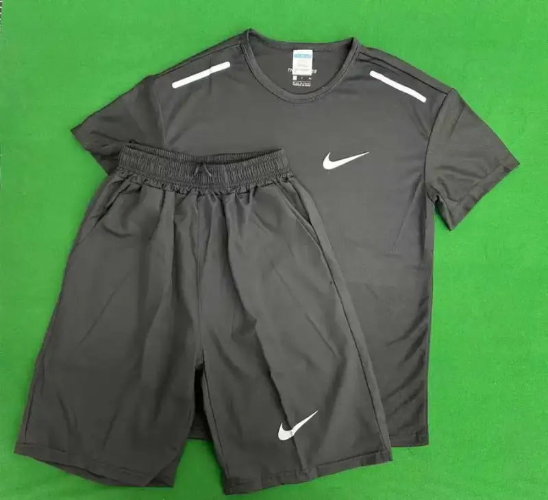 Nike Suits — Reflective Tick Quick-drying Short-sleeved Suit Black colorway — USFans Spreadsheet photo