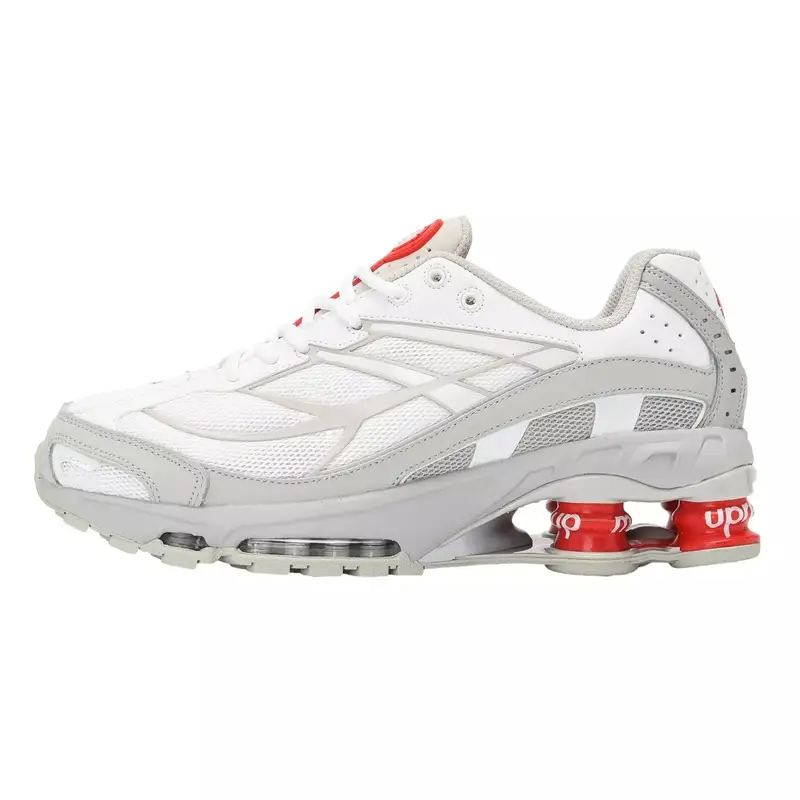 Nike Shox All White — Ride 2 White Red colorway — USFans Spreadsheet photo