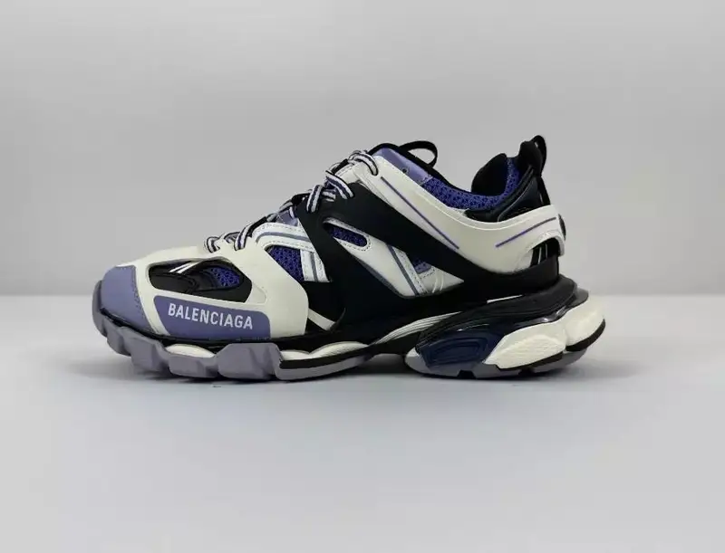 Balenciaga Track Black-White Shoes — 003-19 Black and White Purple 35-46 colorway — Kakobuy Spreadsheet photo