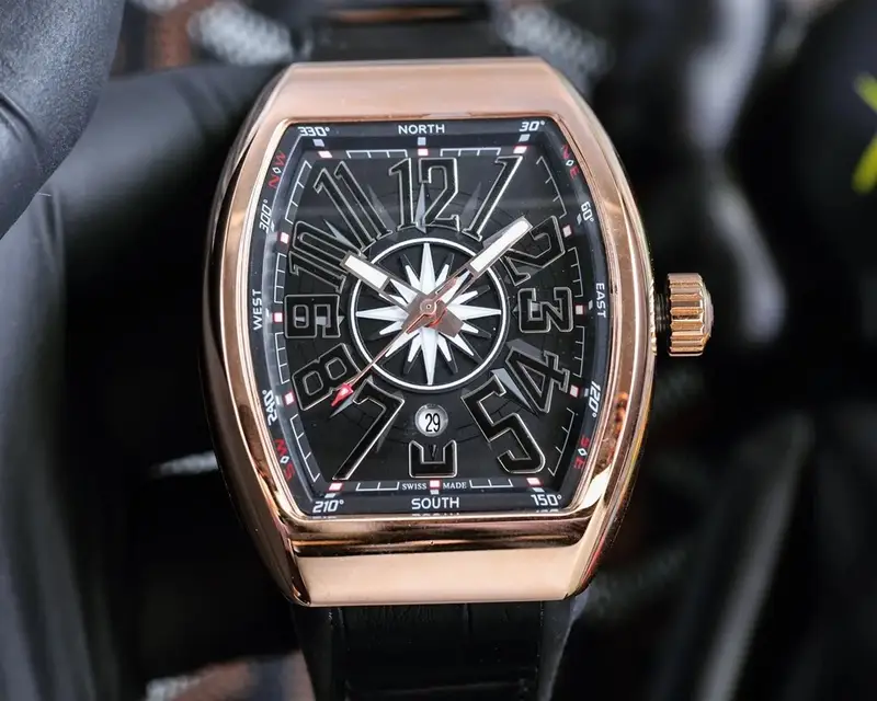 Vanguard Yachting Watch — Rose Gold Shell-Black Plate Black Tape [ colorway — USFans Spreadsheet photo
