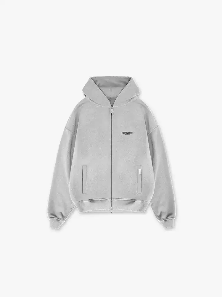 Zip Hoodie Represent — Grey colorway — USFans Spreadsheet photo