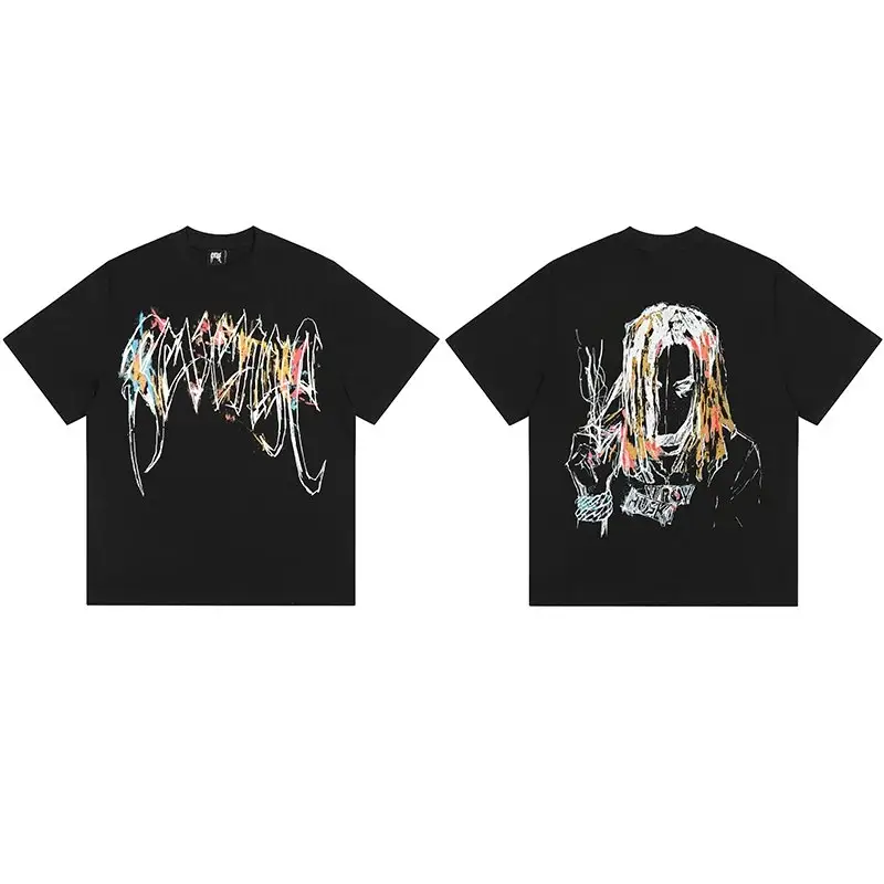 Revenge T-Shirts — Black LD Co branded Colored Portrait colorway — Kakobuy Spreadsheet photo