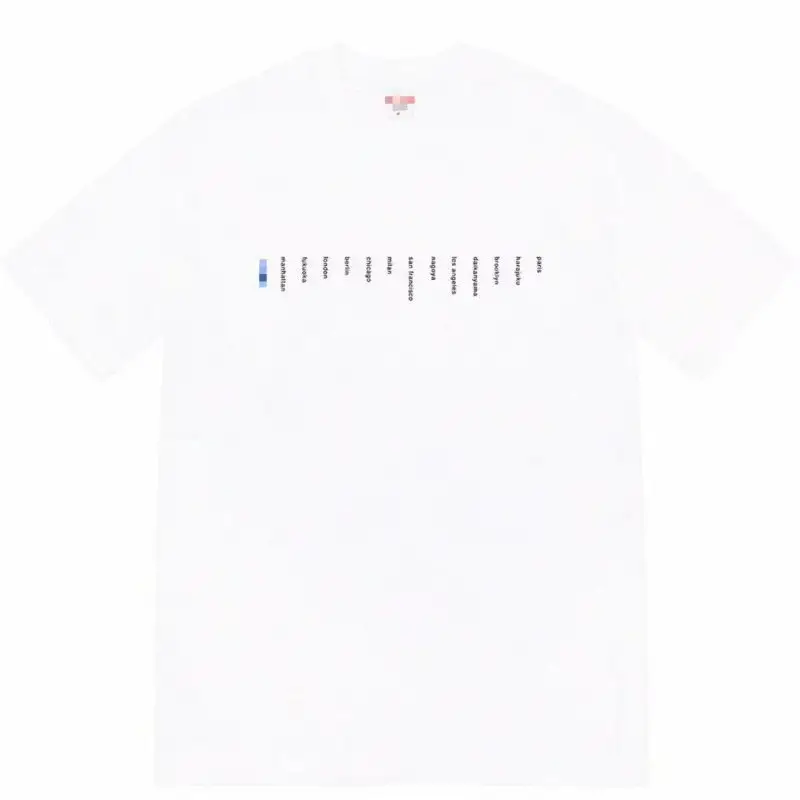 Supreme Tees — White colorway — USFans Spreadsheet photo