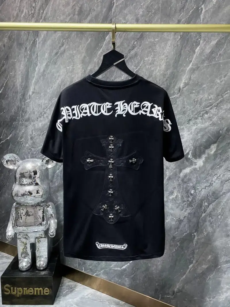Chrome Hearts Leather Tee — 8248 black colorway — USFans Spreadsheet photo