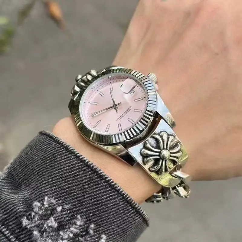 Chrome Hearts Rolex Watch — Pink s colorway — USFans Spreadsheet photo