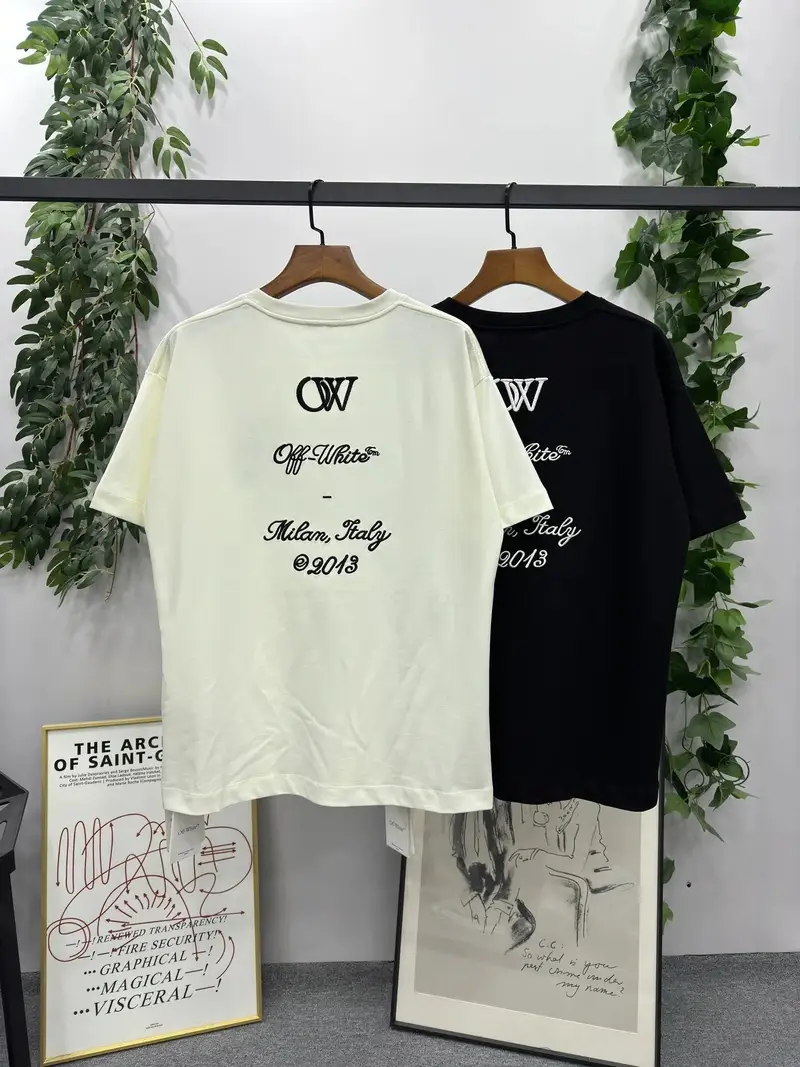Off-White Scratch T-Shirt — Black 04 colorway — USFans Spreadsheet photo