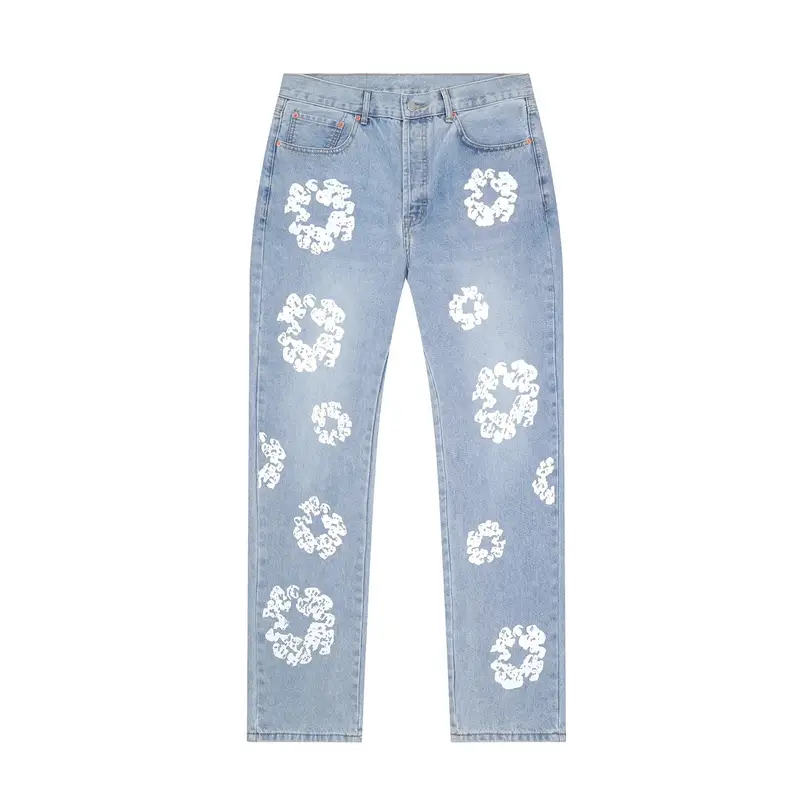Denim Tears jeans — D107 Light Blue colorway — USFans Spreadsheet photo
