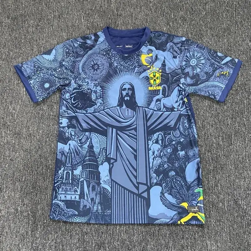 Poland Jersey 2024 (Player) — 24-25 Brazil Jesus Edition Blue colorway — USFans Spreadsheet photo