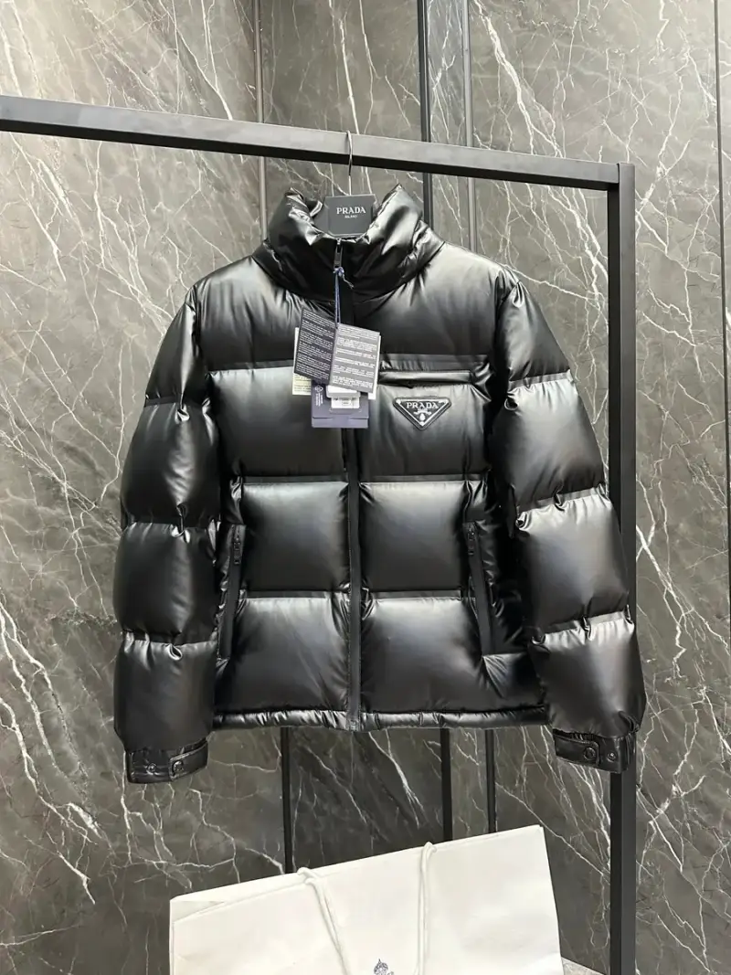 Prada Re-Nylon Down Jacket — Black colorway — USFans Spreadsheet photo