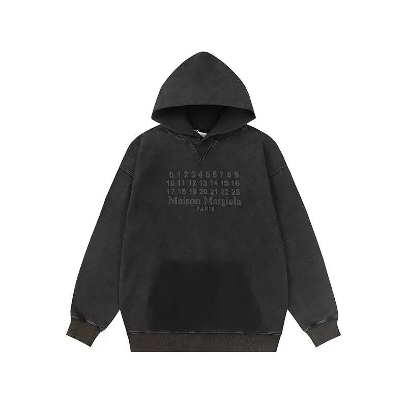 Maison Margiela Hoodies — M09 Wash Water Black colorway — USFans Spreadsheet photo