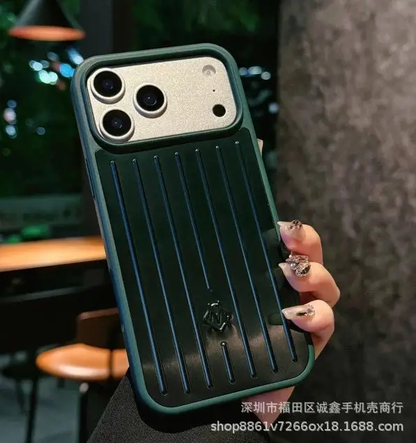 Rimowa iPhone Cases 12-16 Pro Max — Classic green-with packaging colorway — USFans Spreadsheet photo