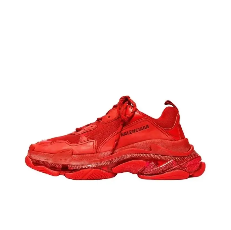 Balenciaga 3S White Shoes — Red colorway — Kakobuy Spreadsheet photo