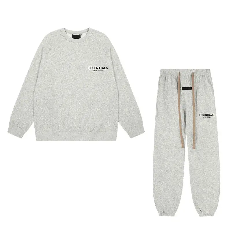 Essentials Hoodie — Round neck-flower gray suit colorway — USFans Spreadsheet photo