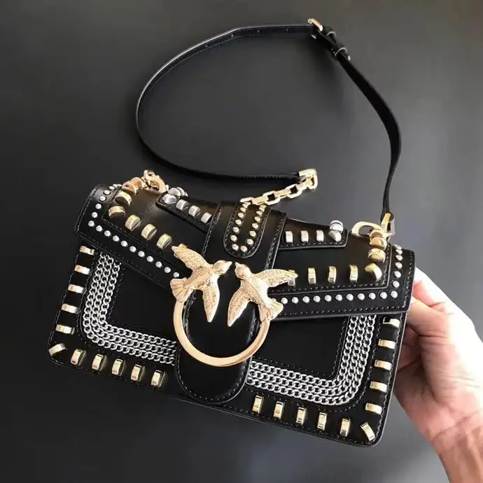 Pinko Bag — 20 rivet black small colorway — USFans Spreadsheet photo