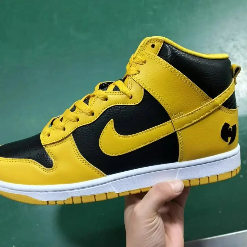 Dunk Powerpuff Shoes — black and yellow wudang colorway — USFans Spreadsheet photo