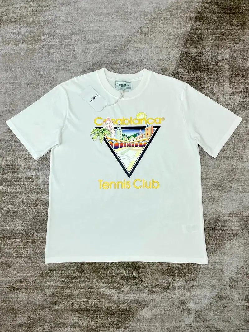 Casablanca T-Shirt — White 23 colorway — USFans Spreadsheet photo