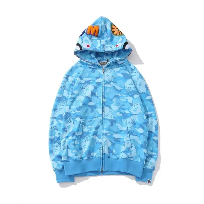 Bape Shark Hoodie — B8303 Blue colorway — USFans Spreadsheet photo
