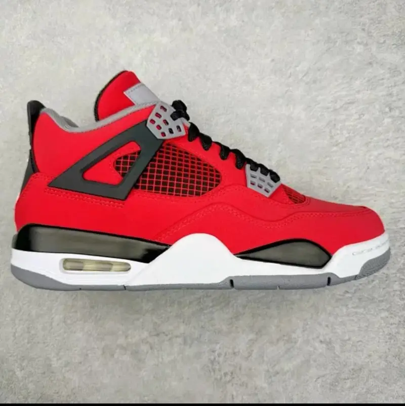 Jordan 4 Red Cement — 4 Angry Bulls 308497-603 colorway — USFans Spreadsheet photo
