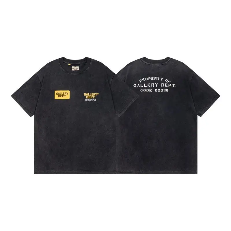 Gallery Dept TEES — G98 Washed Black colorway — USFans Spreadsheet photo