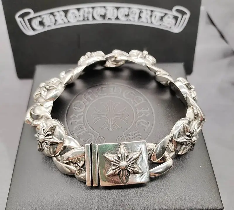 Chrome Hearts Thick Bracelet With Cross — S7 colorway — USFans Spreadsheet photo