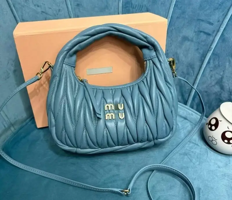 Miu miu Bag — Light blue [original logo with gift box]] colorway — USFans Spreadsheet photo