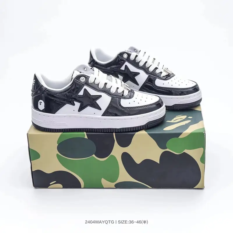 Bapesta Sneakers — White gray colorway — Kakobuy Spreadsheet photo