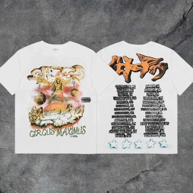 Travis Scott Tee 69cw — White 3173 colorway — Kakobuy Spreadsheet photo