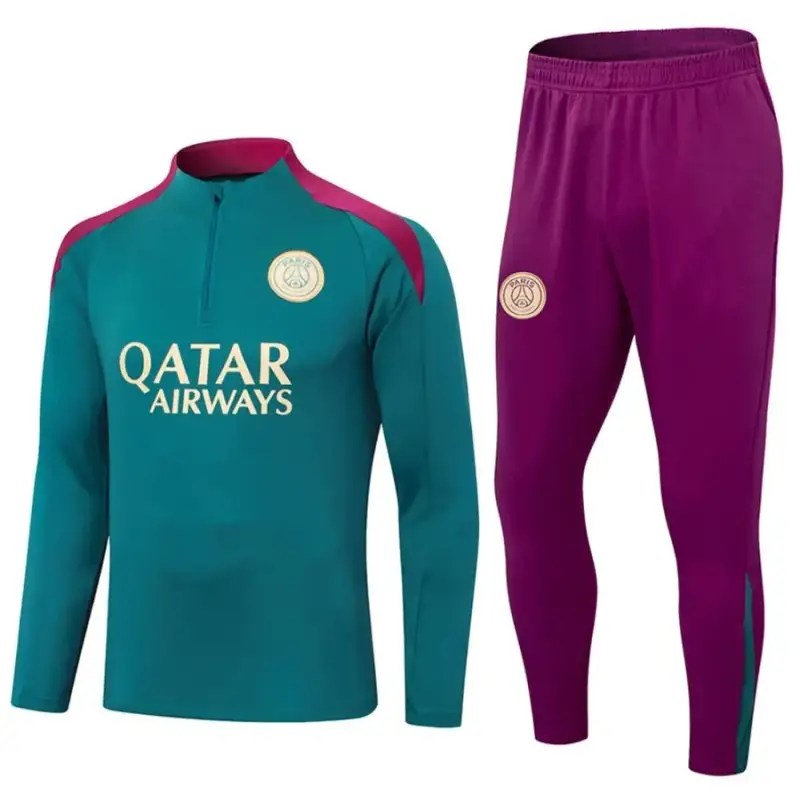 Football Set Tracksuit — 2425 Paris dark green colorway — USFans Spreadsheet photo
