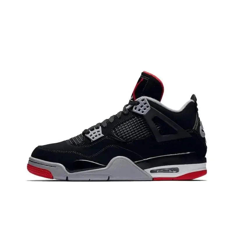 Jordan 4 Seafoam Shoes — black red colorway — USFans Spreadsheet photo
