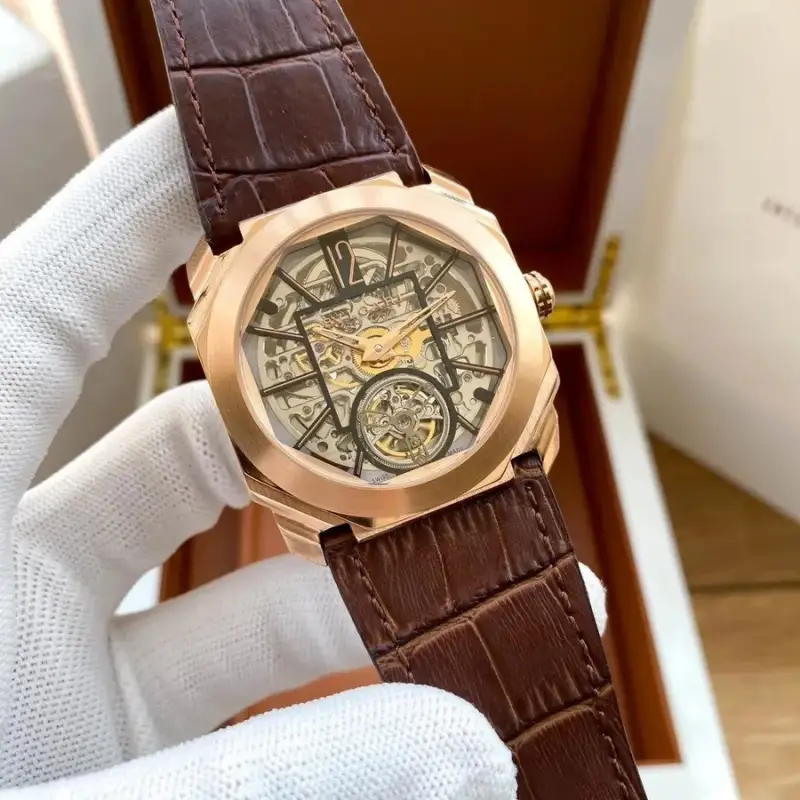 Bvlgari Watch — [strip plate] rose gold shell-hollow pla colorway — USFans Spreadsheet photo