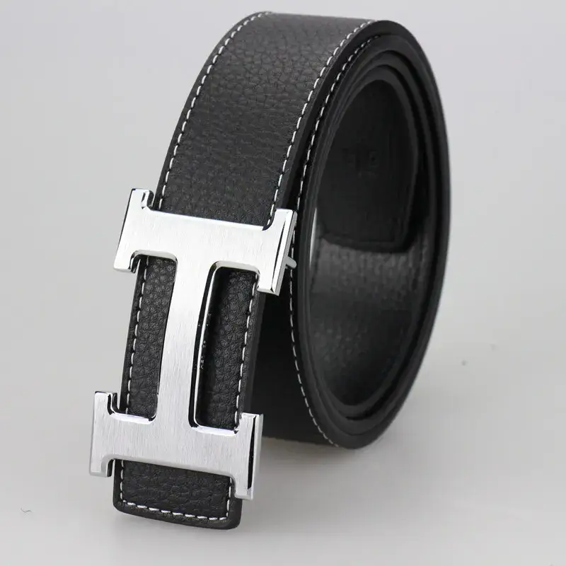 Budget Hermes Belt — H silver buckle flat black belt colorway — USFans Spreadsheet photo