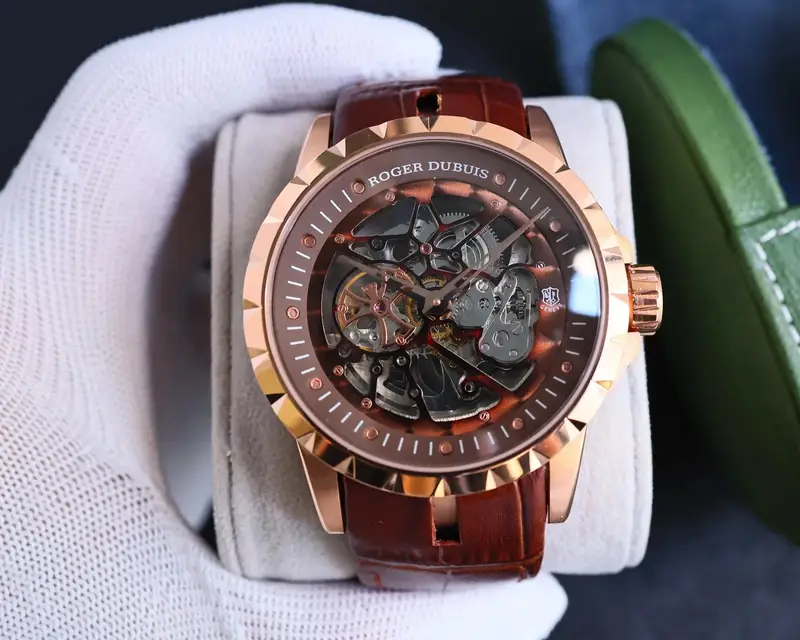 Roger Dubuis Skeleton Watch — Rose Gold Shell-Kapan Kapi colorway — USFans Spreadsheet photo