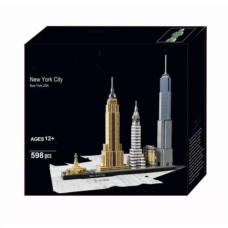 LEGO Pyramid — The New York skyline colorway — USFans Spreadsheet photo