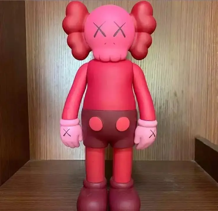 Kaws Figure — 37cm16 inch prototype Chinese red colorway — USFans Spreadsheet photo