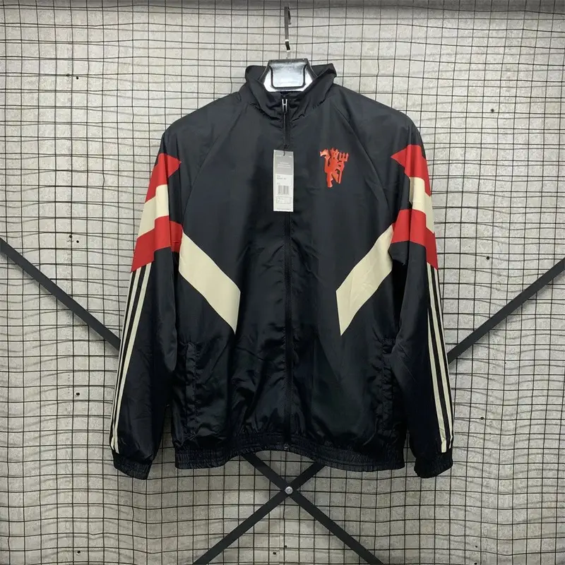 Vintage Jersey Hoodie Zip — New Manchester United single-sided trenc colorway — Kakobuy Spreadsheet photo