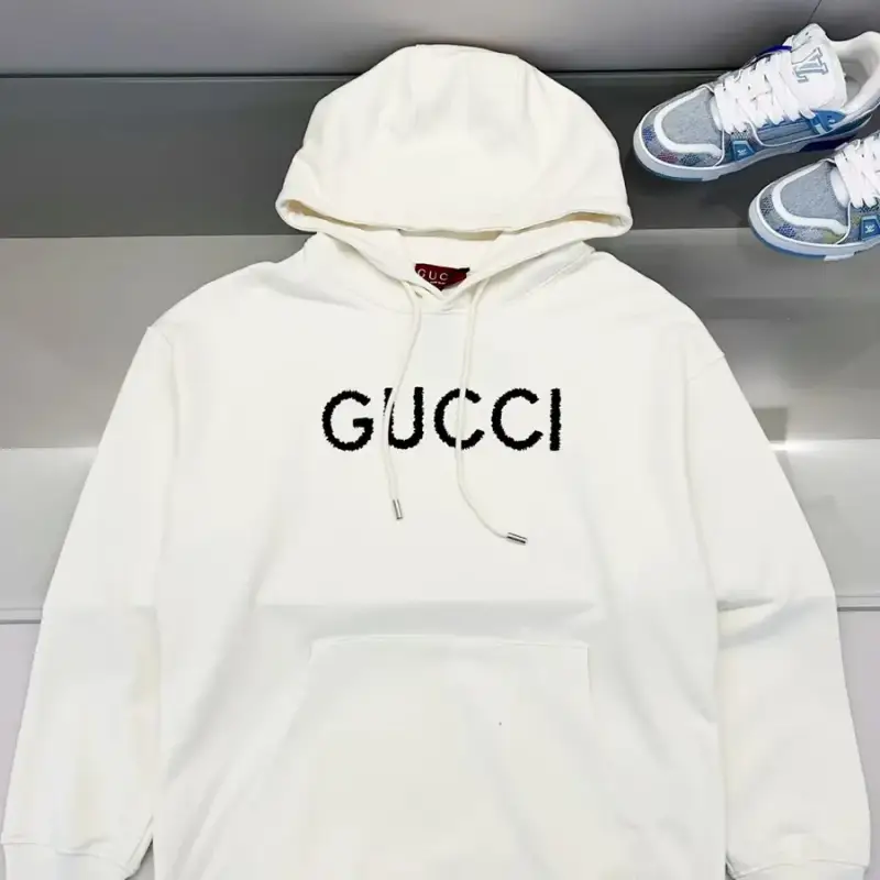 Gucci Hoodie — white colorway — USFans Spreadsheet photo