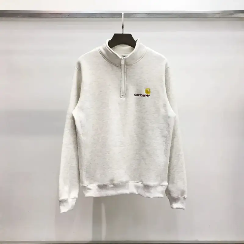 Carhartt WIP Half Zip Hoodie — grey colorway — USFans Spreadsheet photo