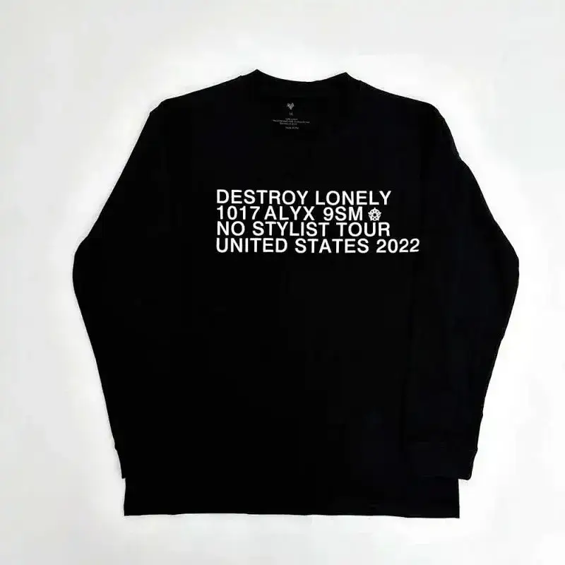 Ken Carson x Destroy Lonely Longsleeve T-Shirt — Black colorway — Kakobuy Spreadsheet photo