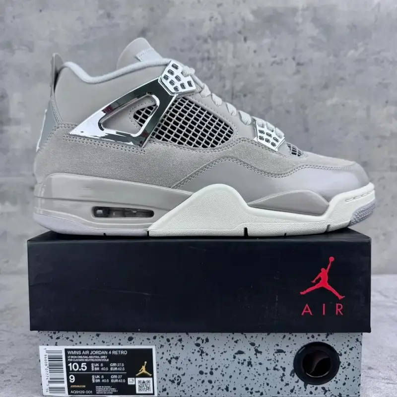 Jordan 4 Manila — 4 Vintage Grey AQ9129-001 colorway — USFans Spreadsheet photo