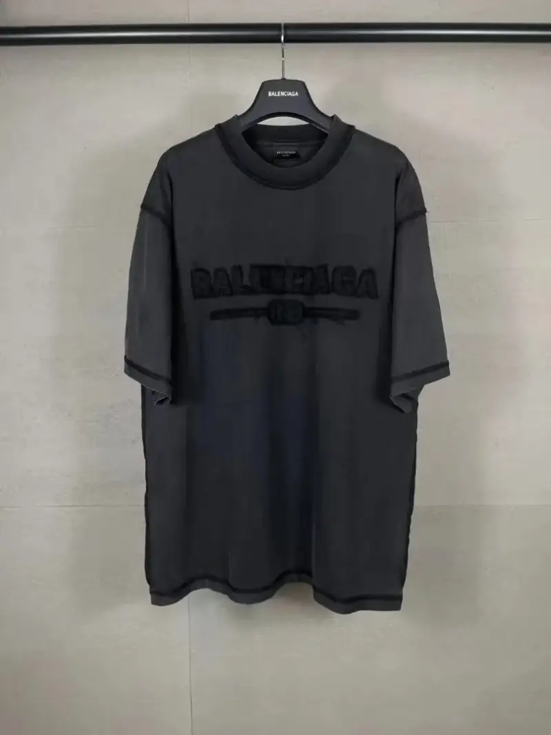 Balenciaga SS25 T-Shirt — Washed black colorway — USFans Spreadsheet photo