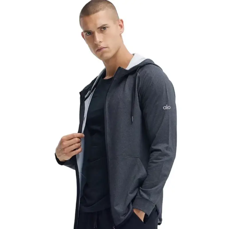 Lululemon Running Zip Hoodie — dark grey colorway — USFans Spreadsheet photo