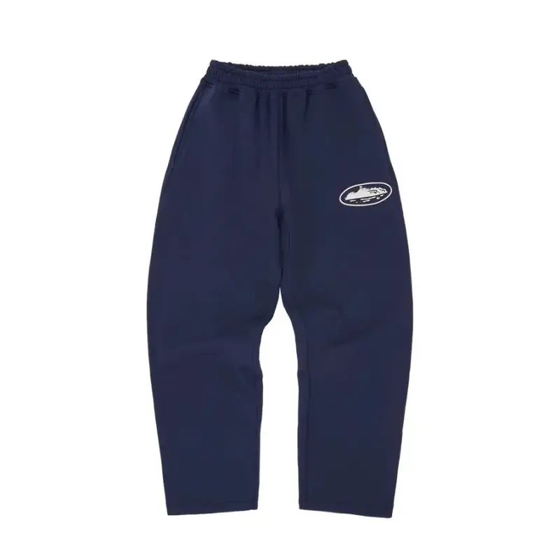 Corteiz Island Puff Print Zip Hoodie — dark blue/Trousers colorway — USFans Spreadsheet photo