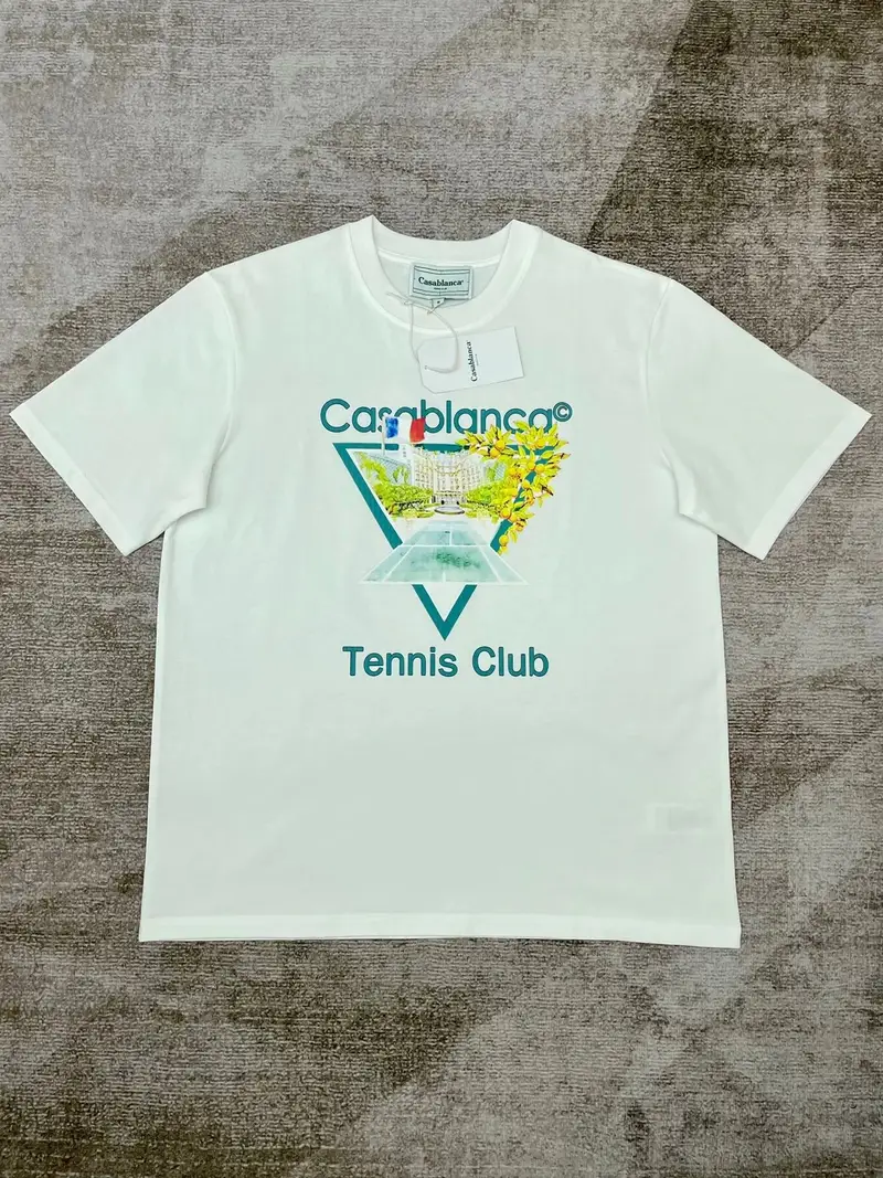 Casablanca T-Shirt — White 3 colorway — USFans Spreadsheet photo