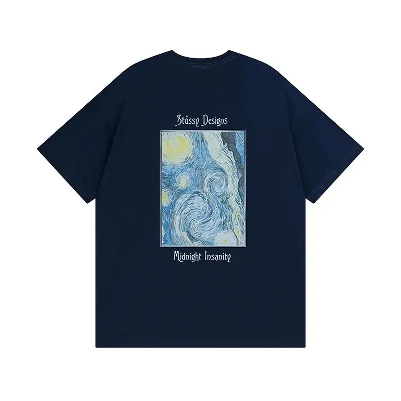 Stussy Tees — 873 navy blue colorway — USFans Spreadsheet photo